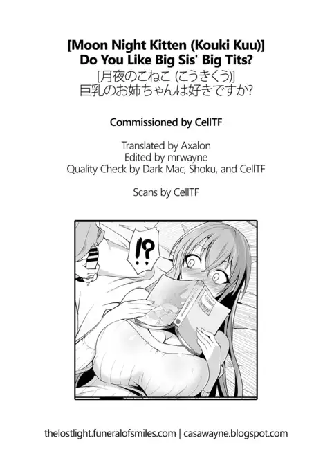 Kyonyuu no Onee-chan wa Suki desu ka? | Do You Like Big Sis' Big Tits? =TLL + CW=