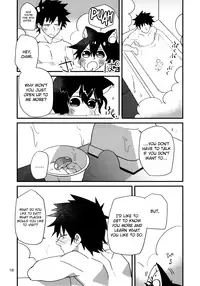 (COMITIA114) [Nikomutoko (Nabenco)] Roboneko ofuro mo issho [English] {Shotachan}