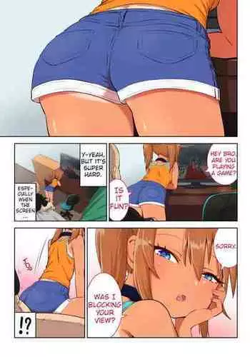 [Ebisujima Misato] Gēmu shi tetara on'nanoko ga mata no ma ni suwatte kita | When I was playing a game, a girl sat between my crotch [English] [kaisy]