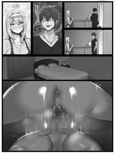 Yokkyuu Fuman no Kinpatsu Hitozuma o Izanatte mitara Akkenaku Chinochi shimashita | 嘗試遨請欲求不滿的金髮人妻後輕而易舉的讓她為雞雞墮落