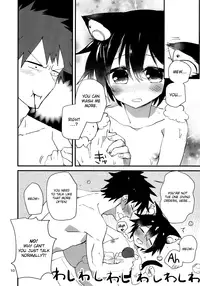 (COMITIA114) [Nikomutoko (Nabenco)] Roboneko ofuro mo issho [English] {Shotachan}