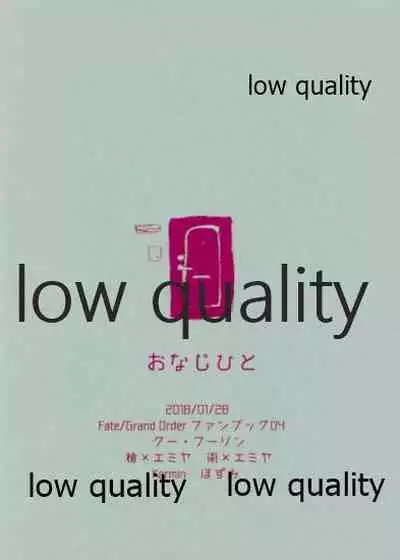 (Dai 11-ji ROOT4to5) [Karmin (Hozumi)] Onaji Hito (Fate/Grand Order)