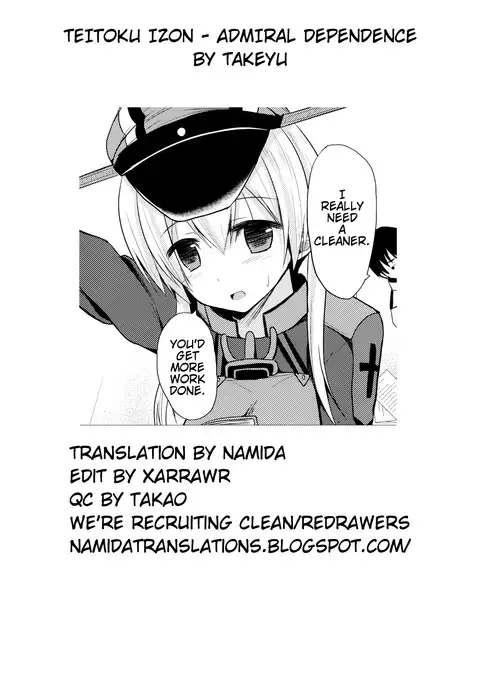Teitoku Izon - Admiral Dependence