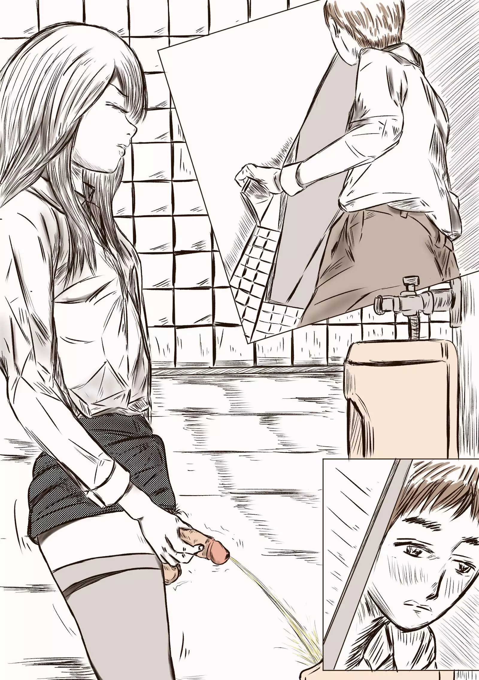 white night with teacher