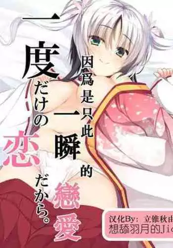 Ichido dake no Koi dakara.