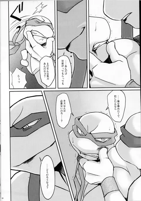 FALLEN - Raph vs Leo - Teenage Mutant Ninja Turtles, TMNT doujinshi