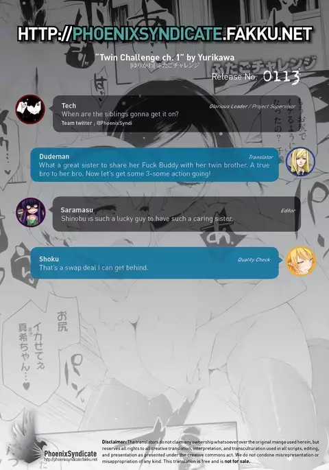 Twin Challenge ch. 1