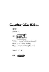 (C92) [Salt Peanuts (Niea)] One Day Like This… (Nichijou) [English] [ATF]