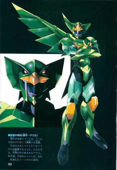 This is Animation Pocket- Chouja Reideen Character Book