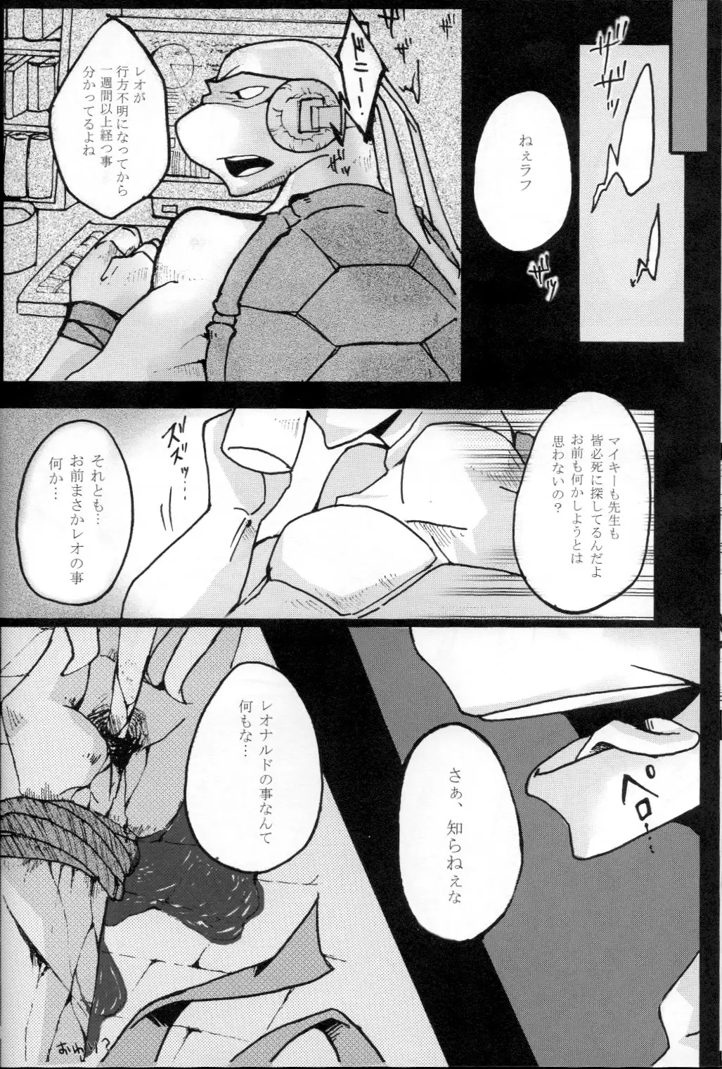 FALLEN - Raph vs Leo - Teenage Mutant Ninja Turtles, TMNT doujinshi