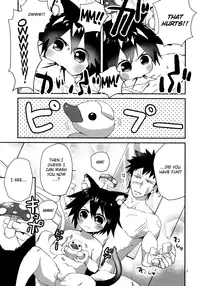 (COMITIA114) [Nikomutoko (Nabenco)] Roboneko ofuro mo issho [English] {Shotachan}