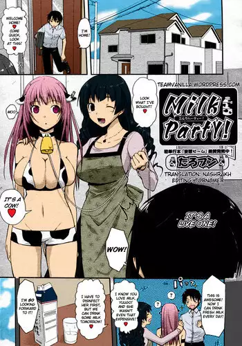 [Taropun] Milk Party! (COMIC Aun 2010-06) [English] =Team Vanilla= [Colorized by Victor DoUrden] [Decensored]